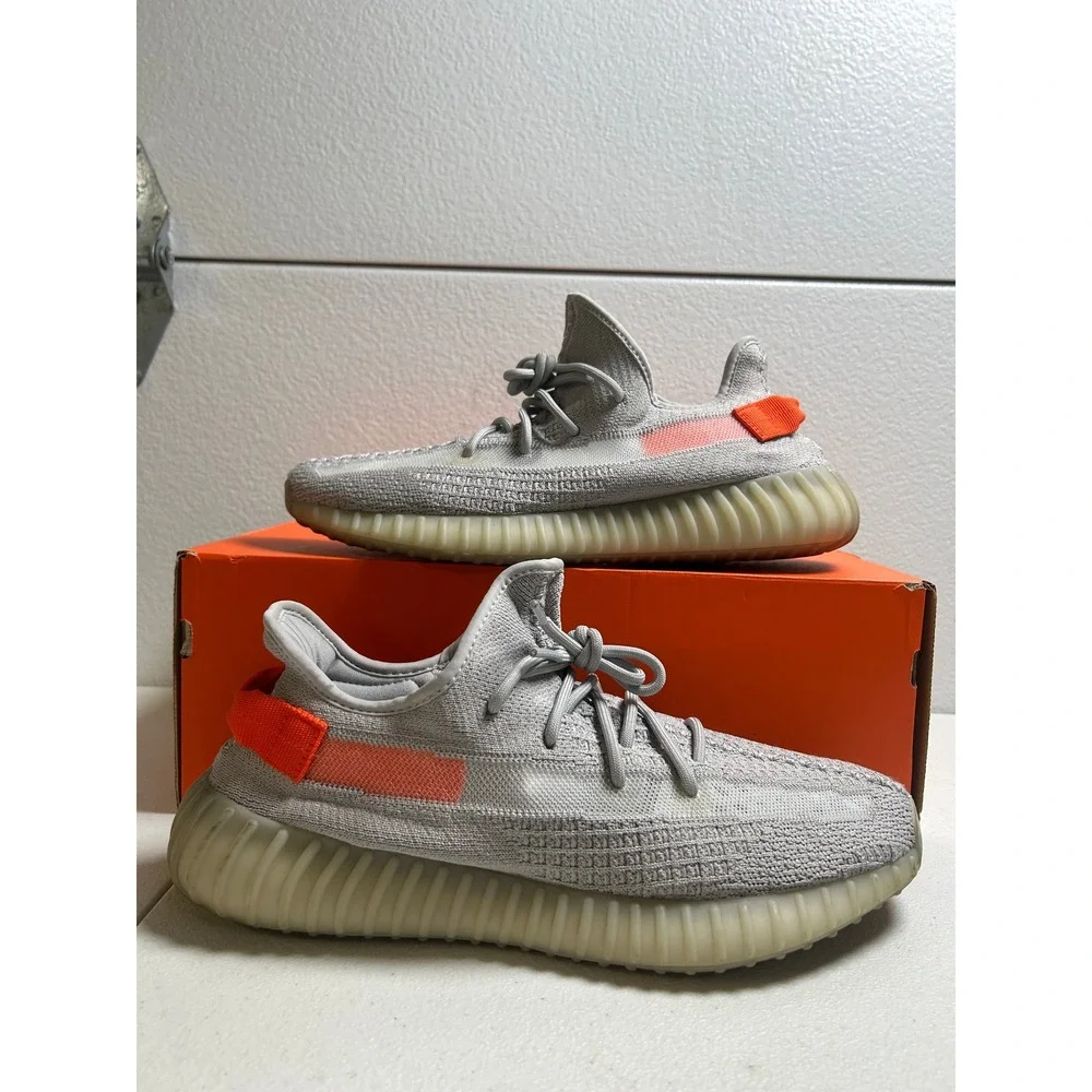 Adidas Yeezy Boost 350 V2 Tail Light Grey Orange 11.5m #2751
